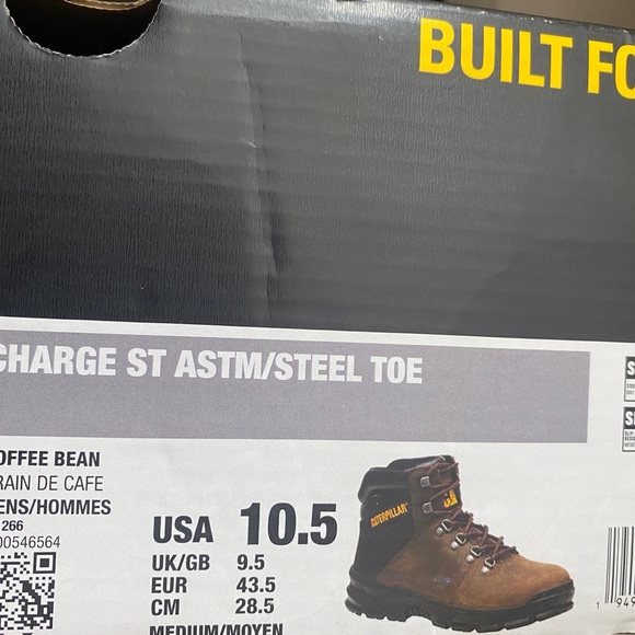 Caterpillar steel toe boots main image 3
